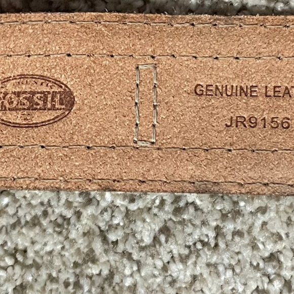 Fossil | Accessories | Fossil Steel Crystal Brown Watch  Fossil Steel Crystal Brown Watch JR-9156 w/ 5 Leather Bands & New Battery